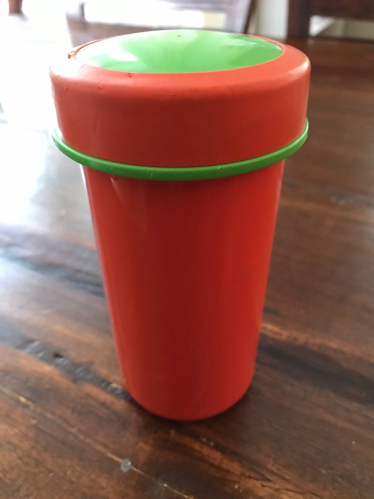 Tupperware Tumbo drinkbeker met deksel 250 ml, Beker of Kan, Oranje, Ophalen of Verzenden, Zo goed als nieuw
