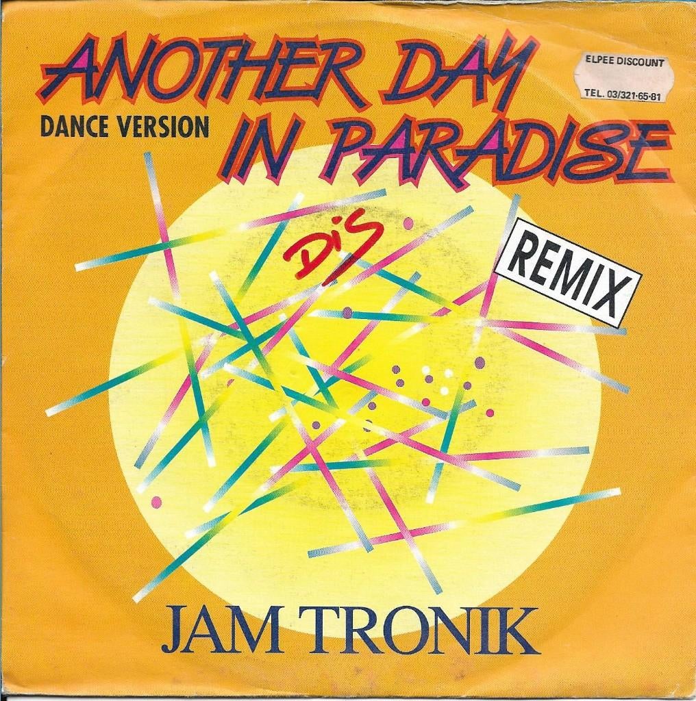 Jam Tronik - Another day in paradise, Cd's en Dvd's, Vinyl Singles, Gebruikt, 7 inch, Single, Ophalen of Verzenden