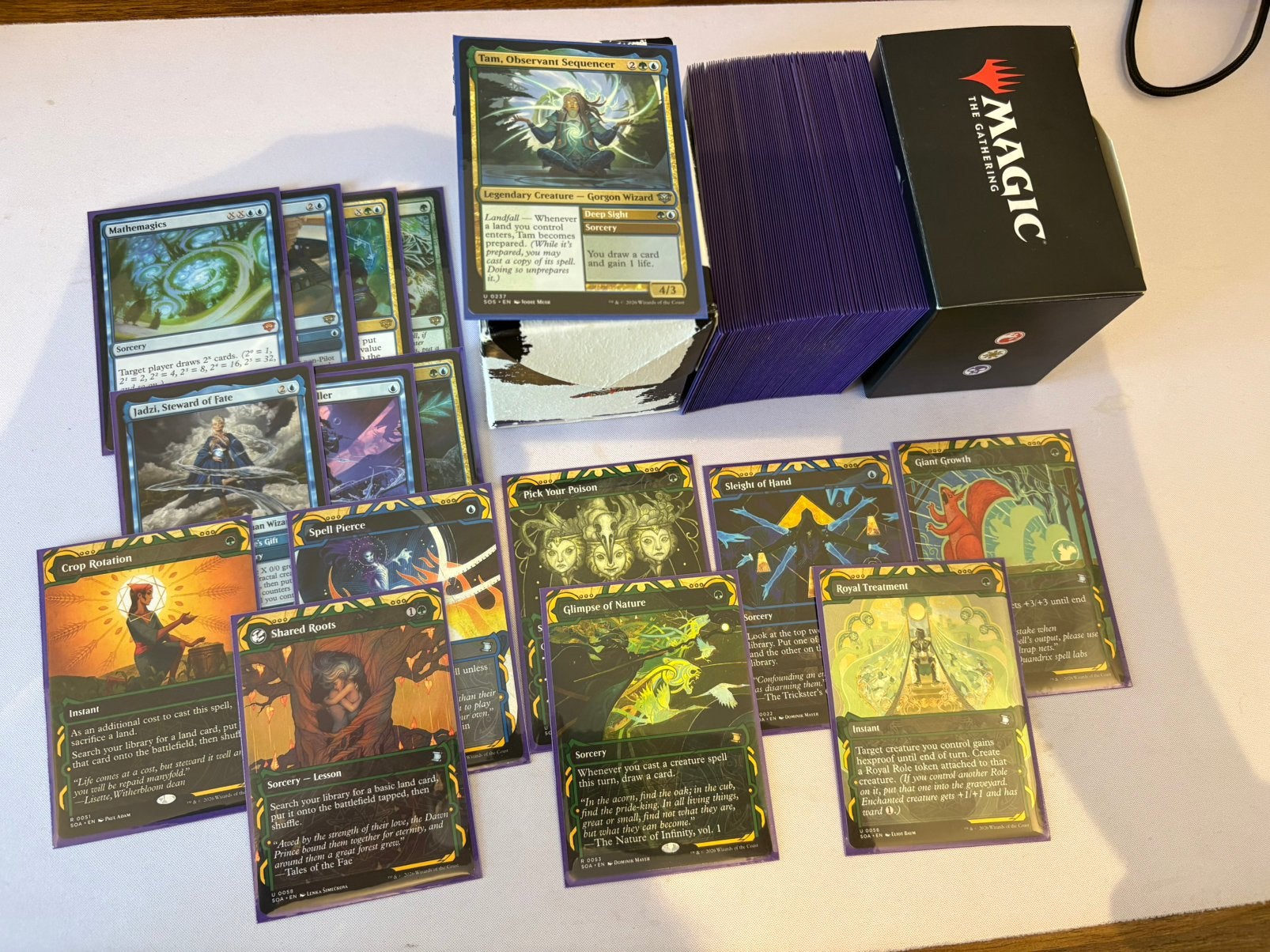 Tam, Observant Sequencer commander deck, Hobby en Vrije tijd, Ophalen of Verzenden, Zo goed als nieuw, Speeldeck