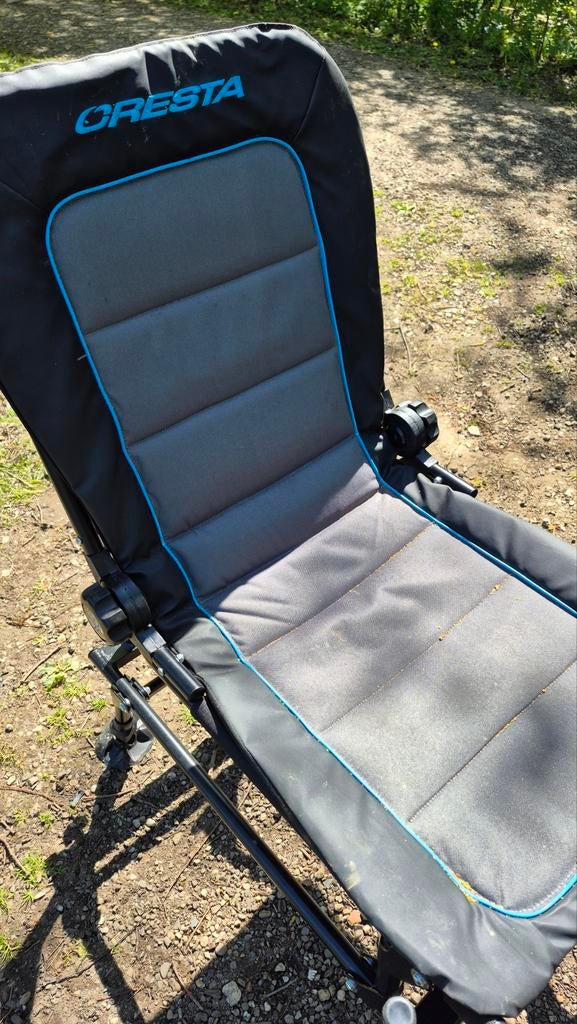 Cresta Blackthorne feederstoel - Comfortabel vissen, Watersport en Boten, Hengelsport | Algemeen, Ophalen, Gebruikt, Overige typen