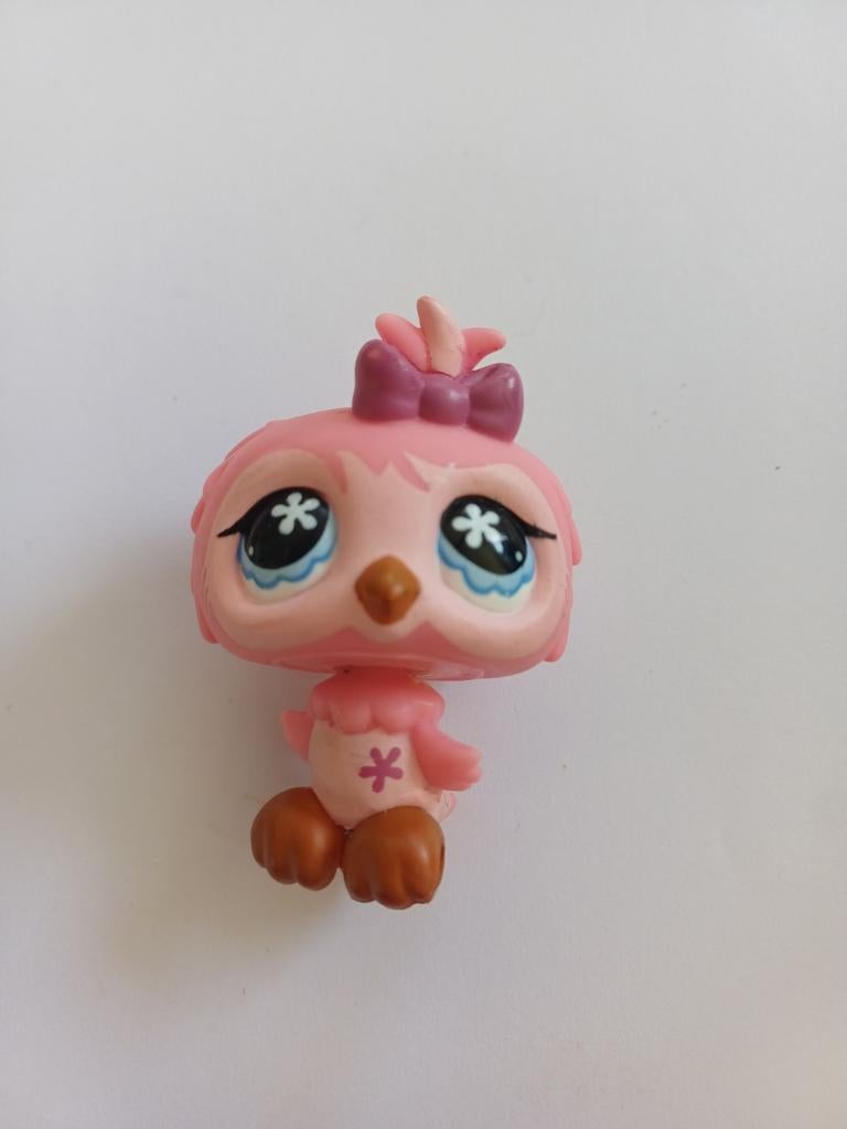 Littlest Pet Shop Roze Uil #496 - Hasbro, Ophalen of Verzenden, Gebruikt