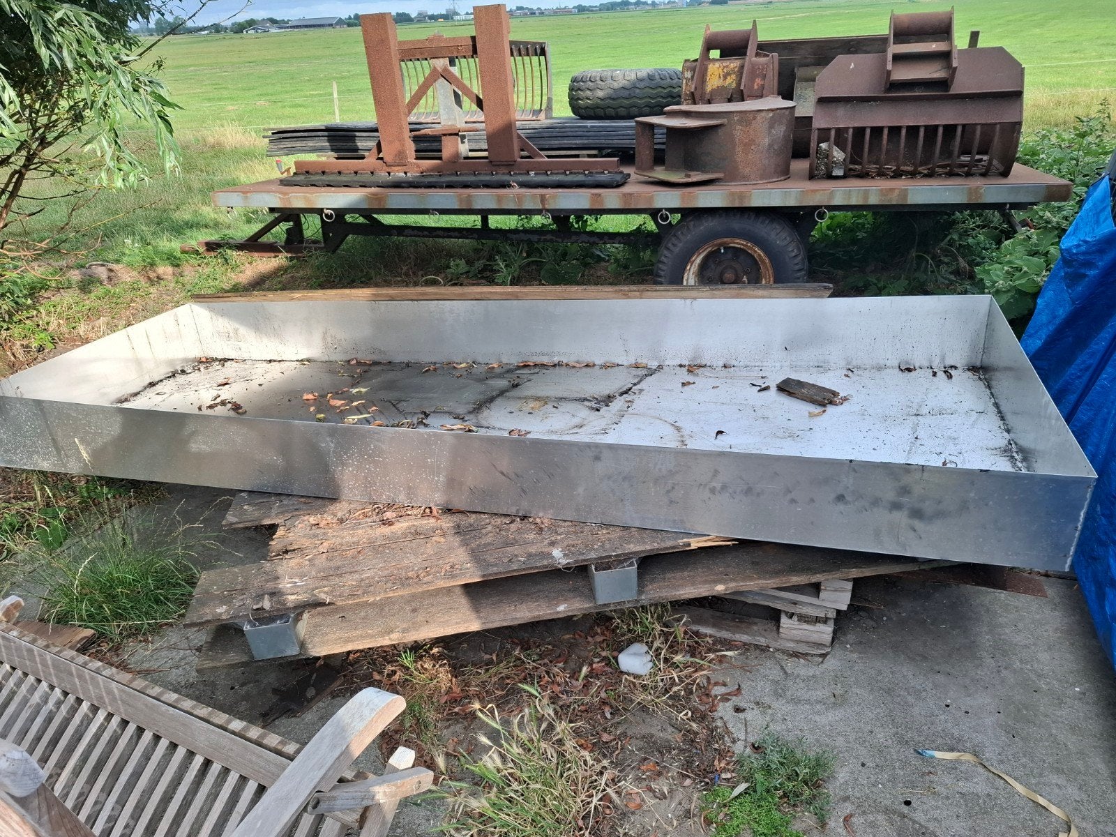 Aluminium lekbak, Ophalen of Verzenden