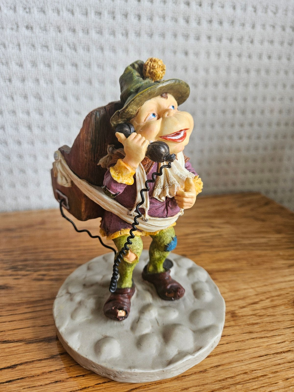 Laaf beeldje met telefoon - De Efteling Collectie, Verzamelen, Efteling, Ophalen of Verzenden