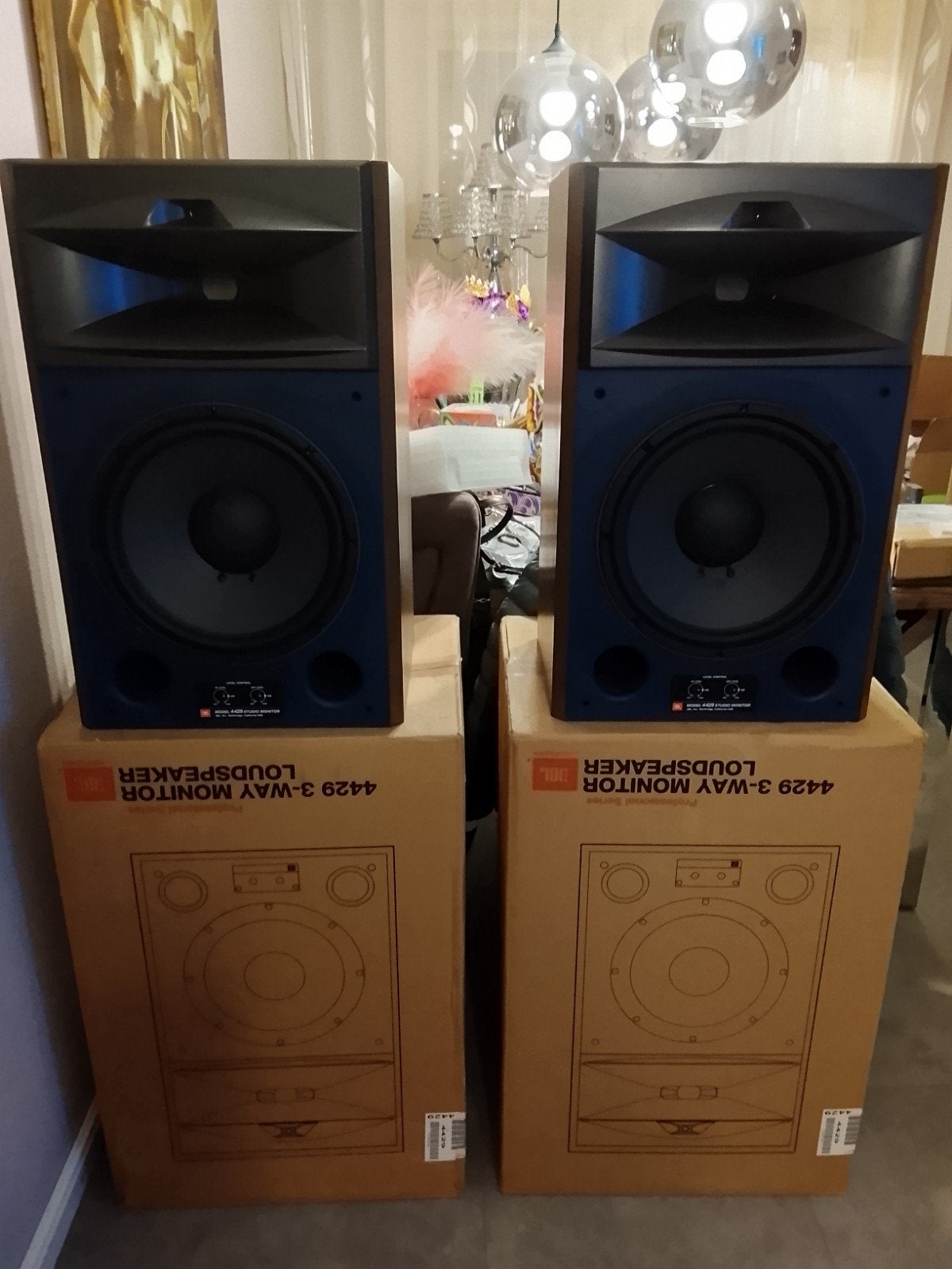 JBL 4429 Studio Monitor luidsprekers, Audio, Tv en Foto, Ophalen of Verzenden