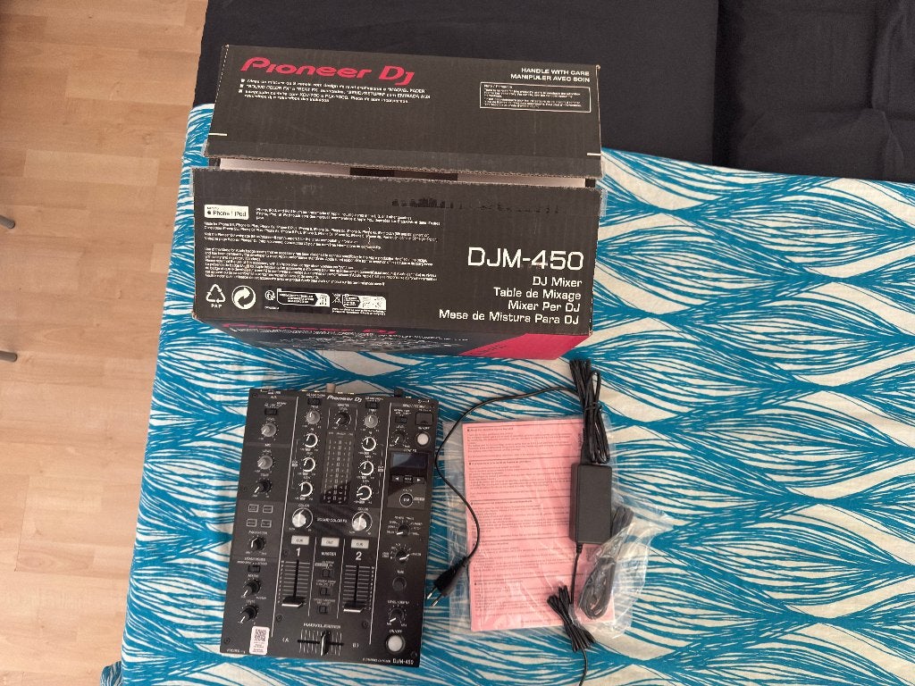 Pioneer DJM 450, Ophalen, Zo goed als nieuw, Minder dan 5 kanalen, Microfooningang
