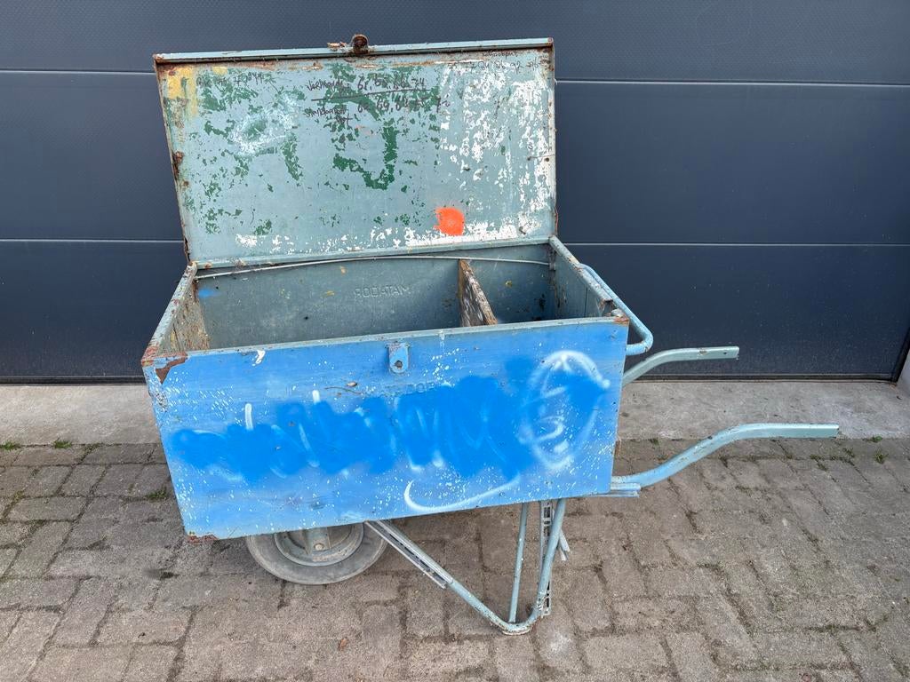 Gereedschapswagen kruiwagen, Ophalen, Gebruikt, Handmatig, Eenwielig