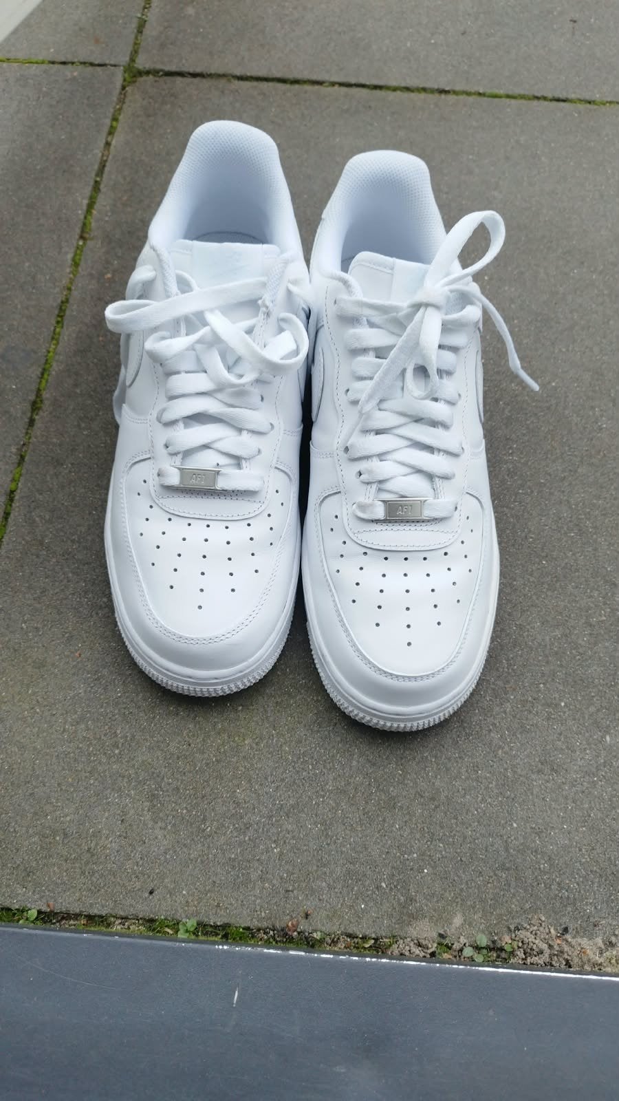 Witte Nike Air Force 1 Sneakers - Zo goed als nieuw, Ophalen, Wit, Nike, Sneakers of Gympen