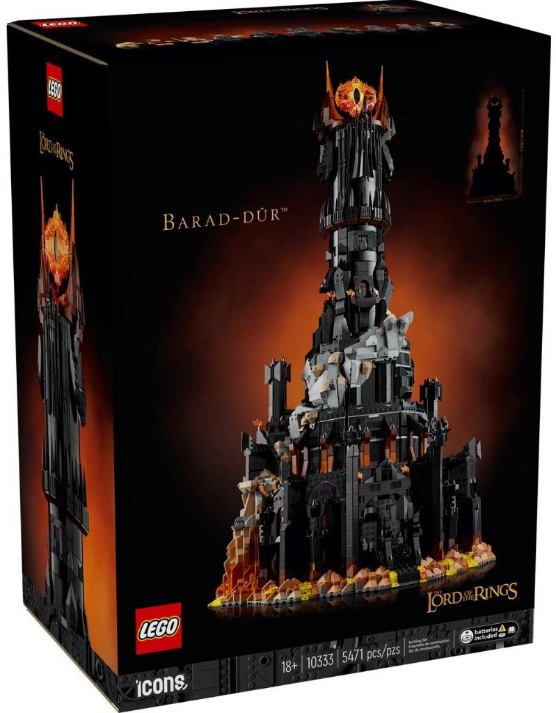 Te huur: Lego Barad-dur 10333, Gebruikt, Overige thema's, Lego, Ophalen of Verzenden
