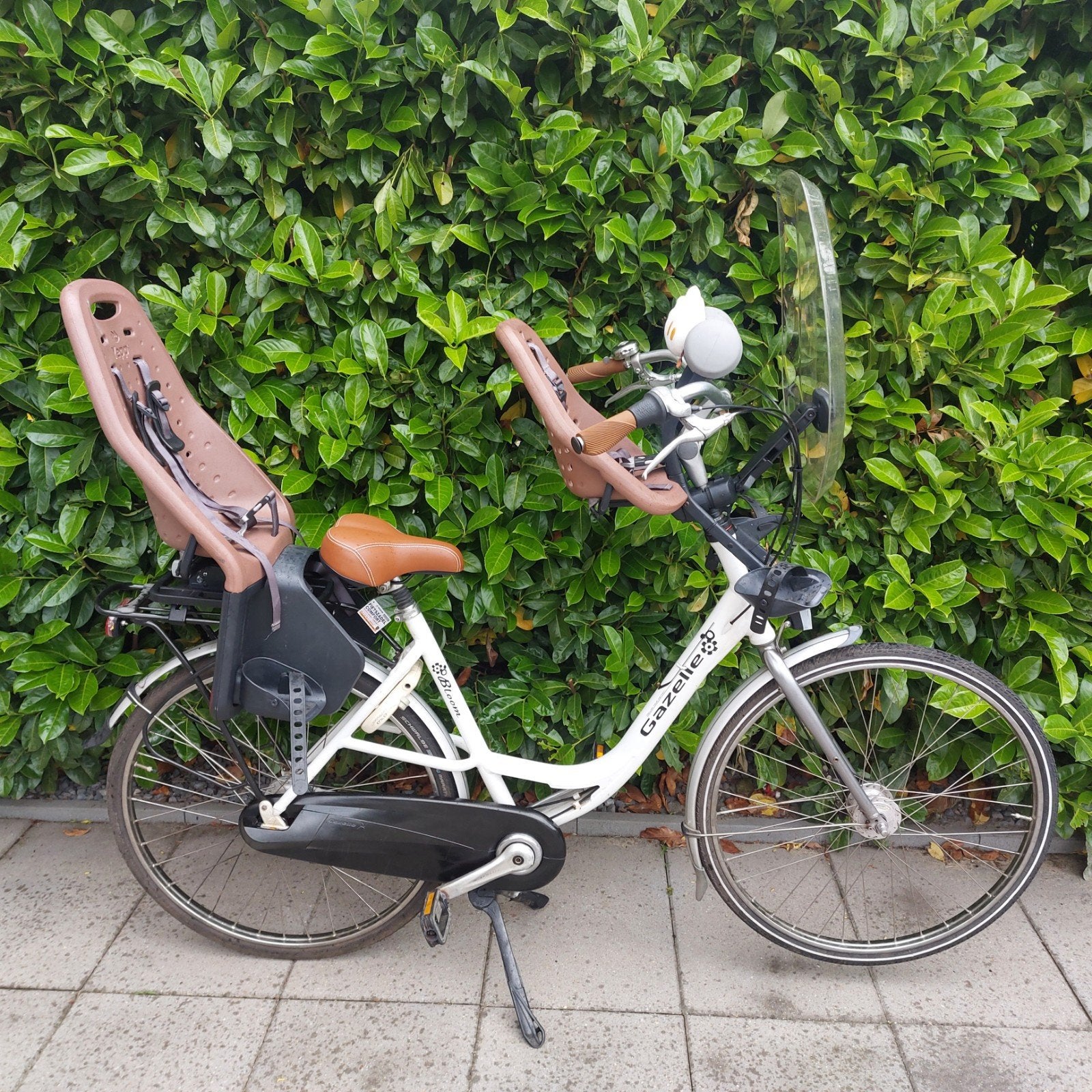 Moederfiets Gazelle bloom 53cm 7 Versnellingen 2 stoeltjes, 2 zitjes, 53 tot 56 cm, Versnellingen, Ophalen of Verzenden