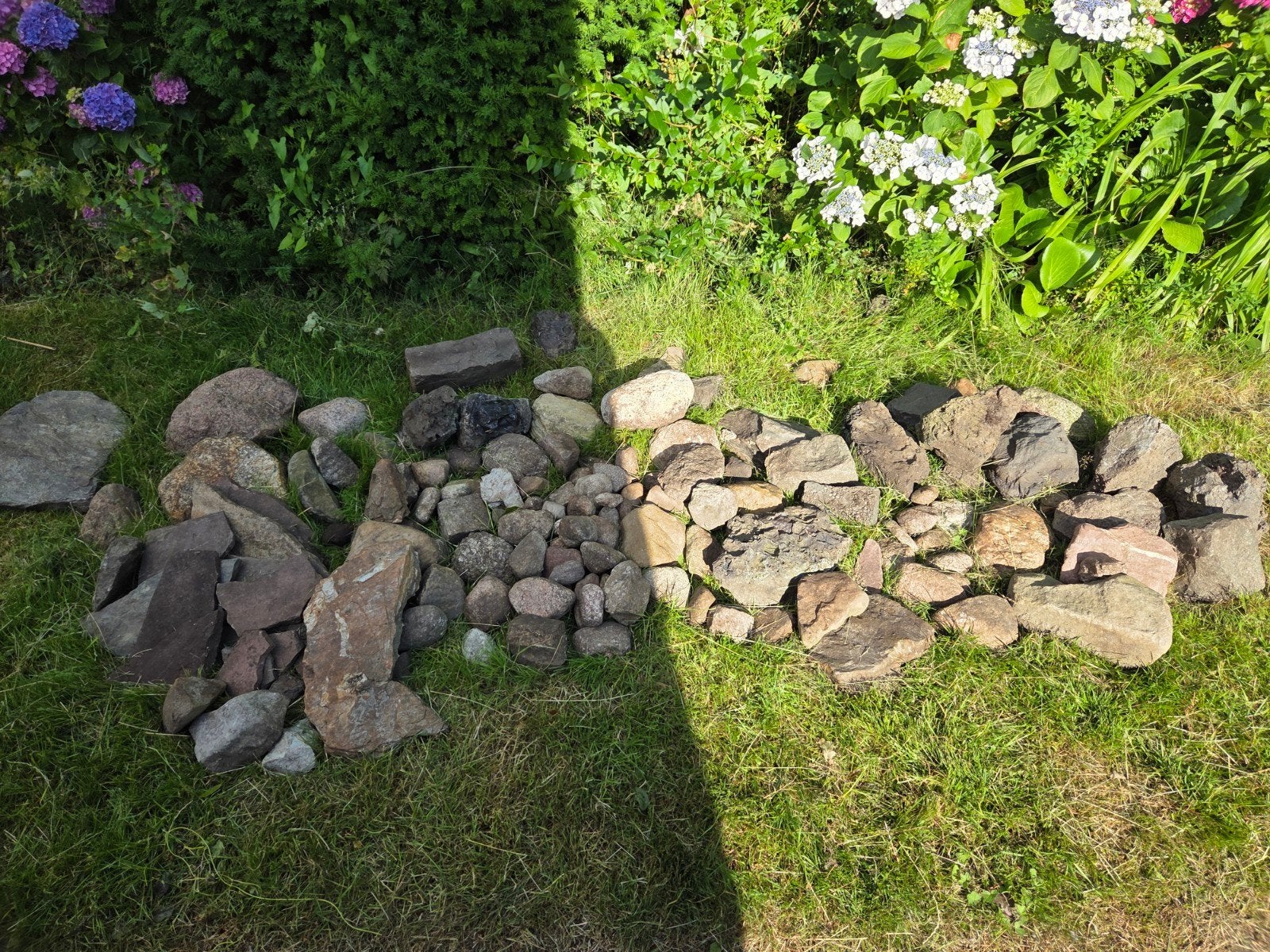 Diverse natuurstenen (keien & kiezels)voor tuin of decoratie, Tuin en Terras, Ophalen, Overige materialen, Gebruikt, Kei