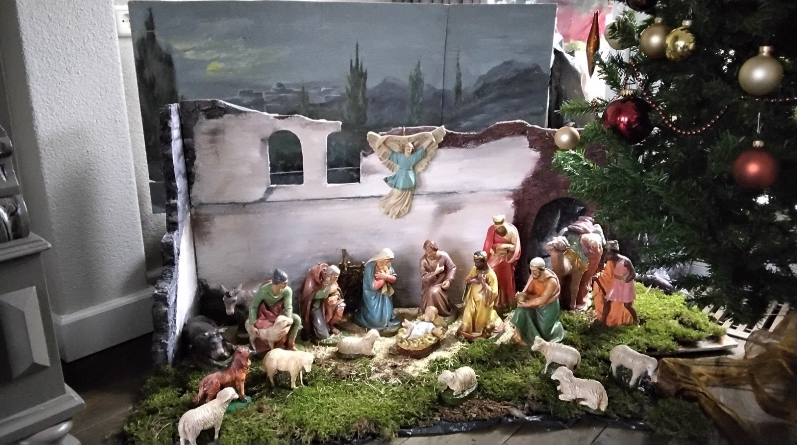 uitgebreide kerstgroep, Ophalen, Zo goed als nieuw