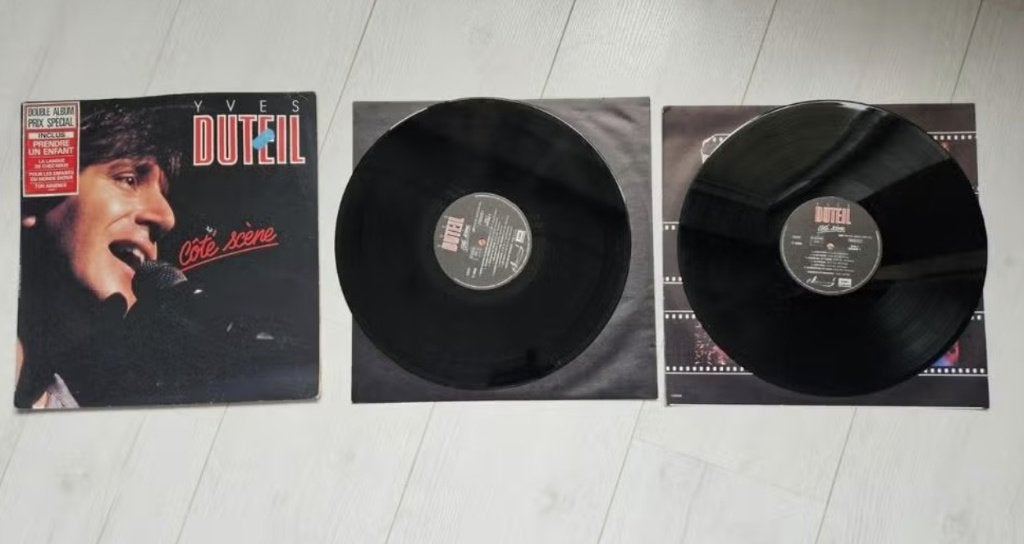 2LP's van Yves Duteil Côté scène vinyl Franse muziek, Dubbel-LP, Verzenden, Gebruikt, 12 inch