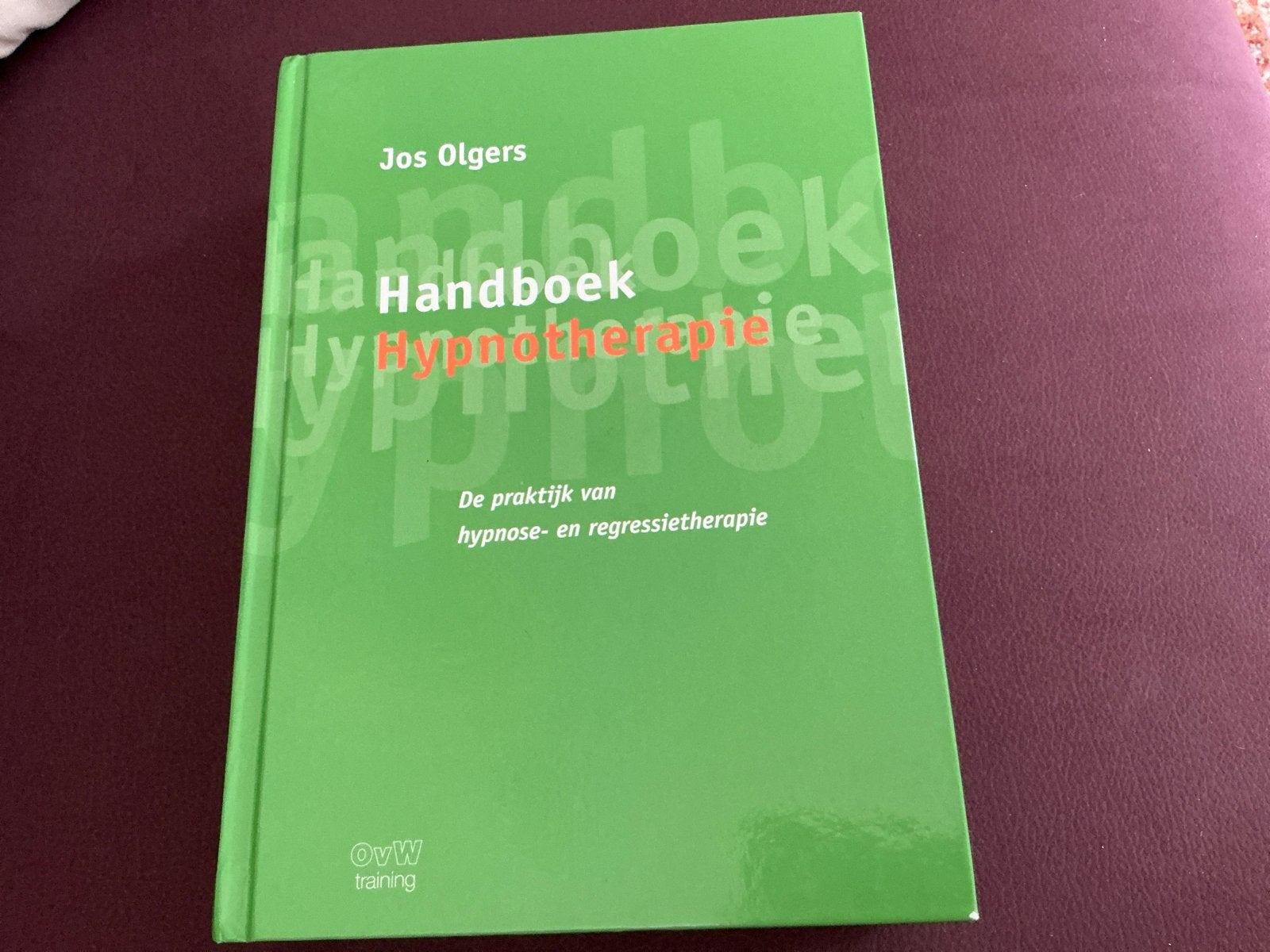 Handboek Hypnotherapie - Jos Olgers, Boeken, Ophalen of Verzenden, Gamma, Zo goed als nieuw, Overige niveaus