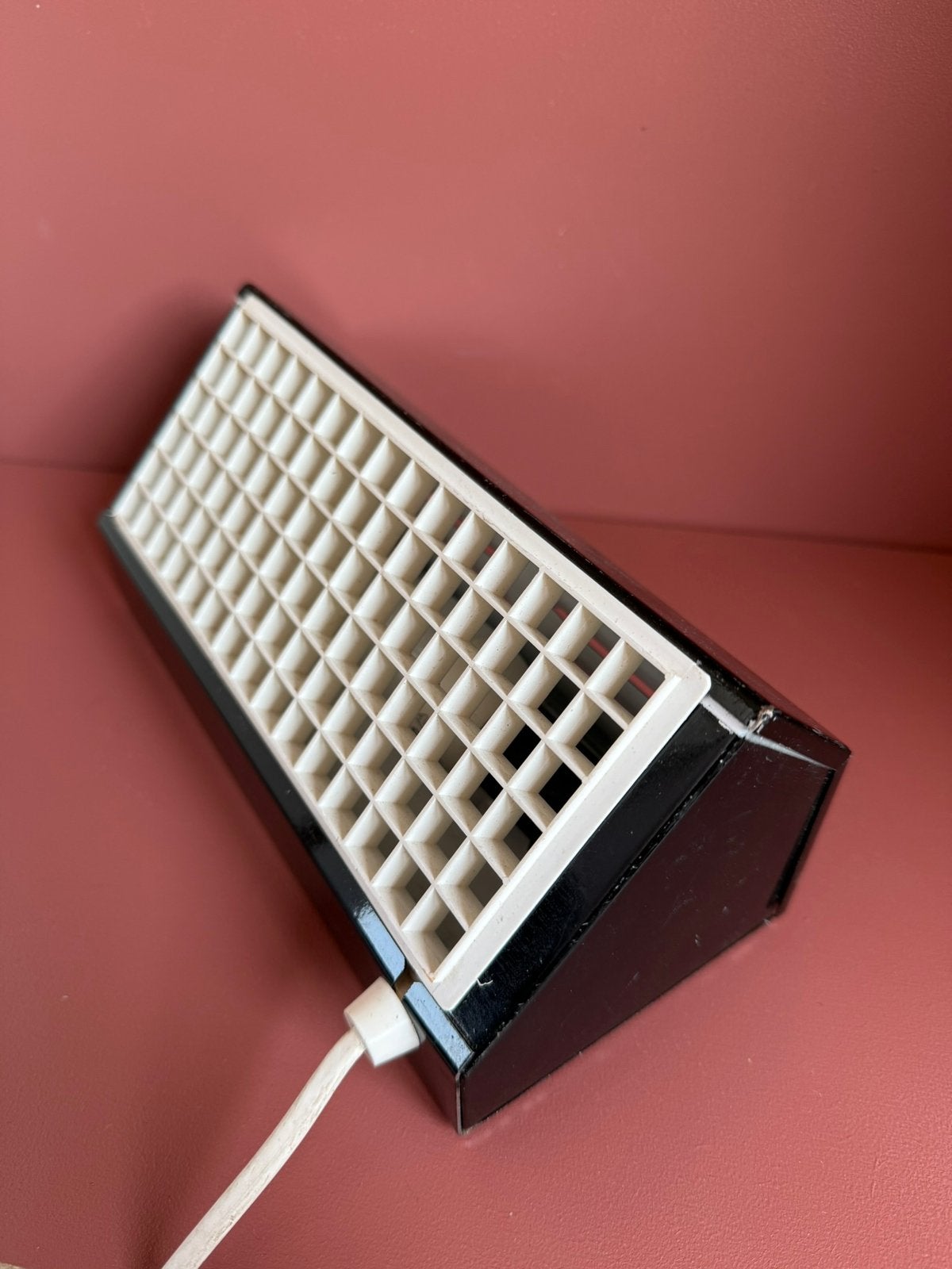 Vintage Ikea bedlamp of wandlamp, Ophalen of Verzenden, Zo goed als nieuw, Kunststof, Zwart