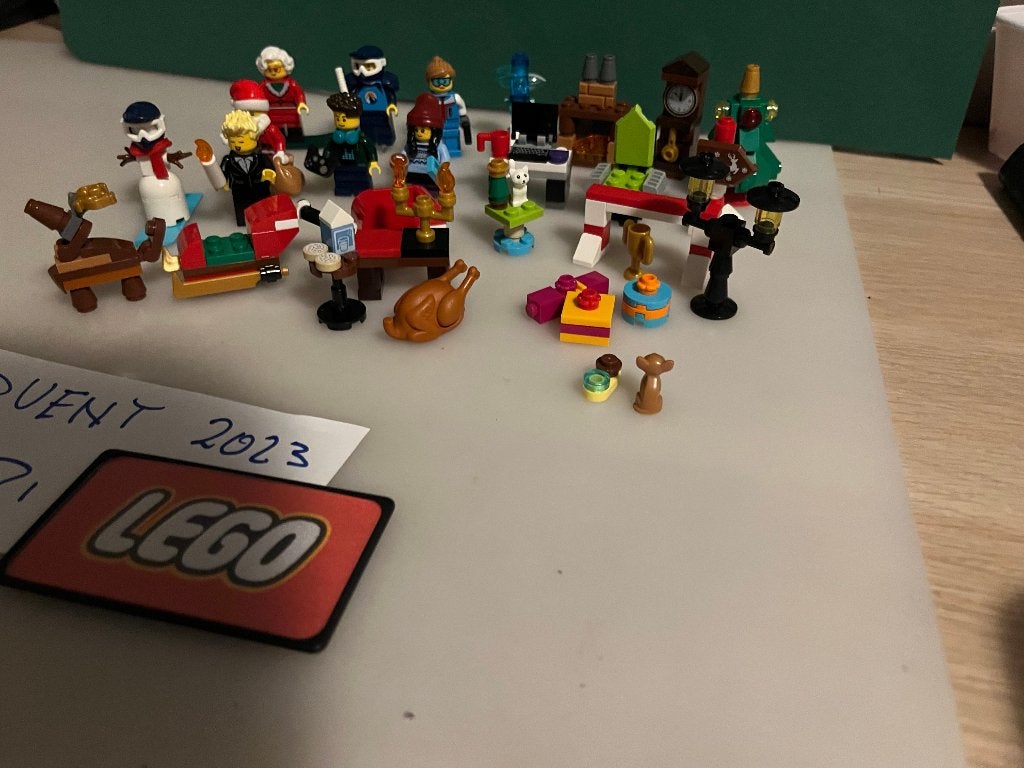 lego city adventskalender inhoud 60381 2023, Ophalen of Verzenden, Zo goed als nieuw, Lego, City