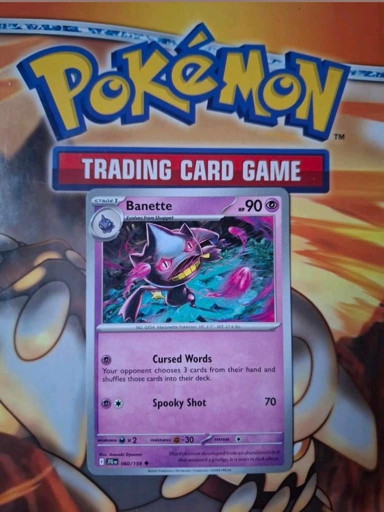 Banette 060/159 Journey together pokemon kaart nm-mint, Ophalen of Verzenden, Zo goed als nieuw, Losse kaart