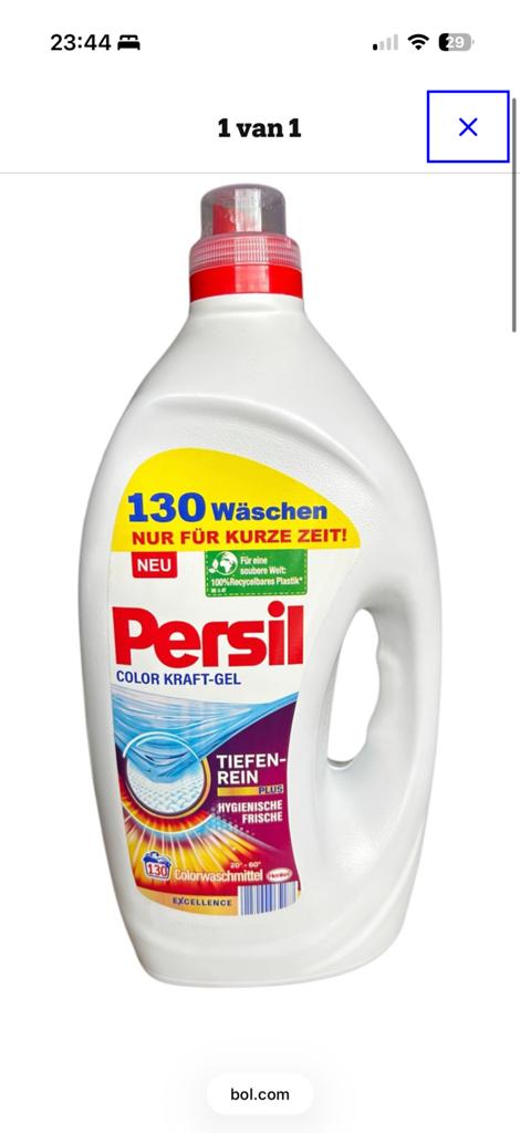 Persil color 130 wasbeurten (6 liter), Ophalen of Verzenden
