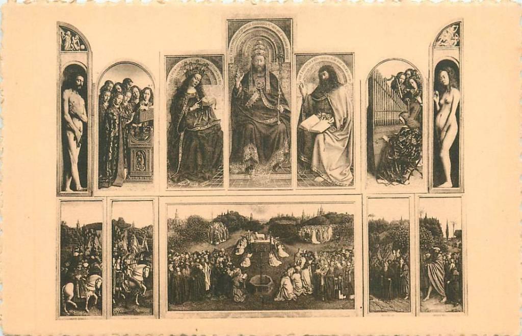 381-223-037 Gent Schilderij, Verzenden, Voor 1920, Overig Europa