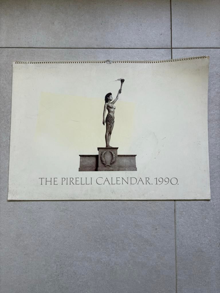 Pirelli Kalender 1990, Ophalen, Maandkalender, Gebruikt