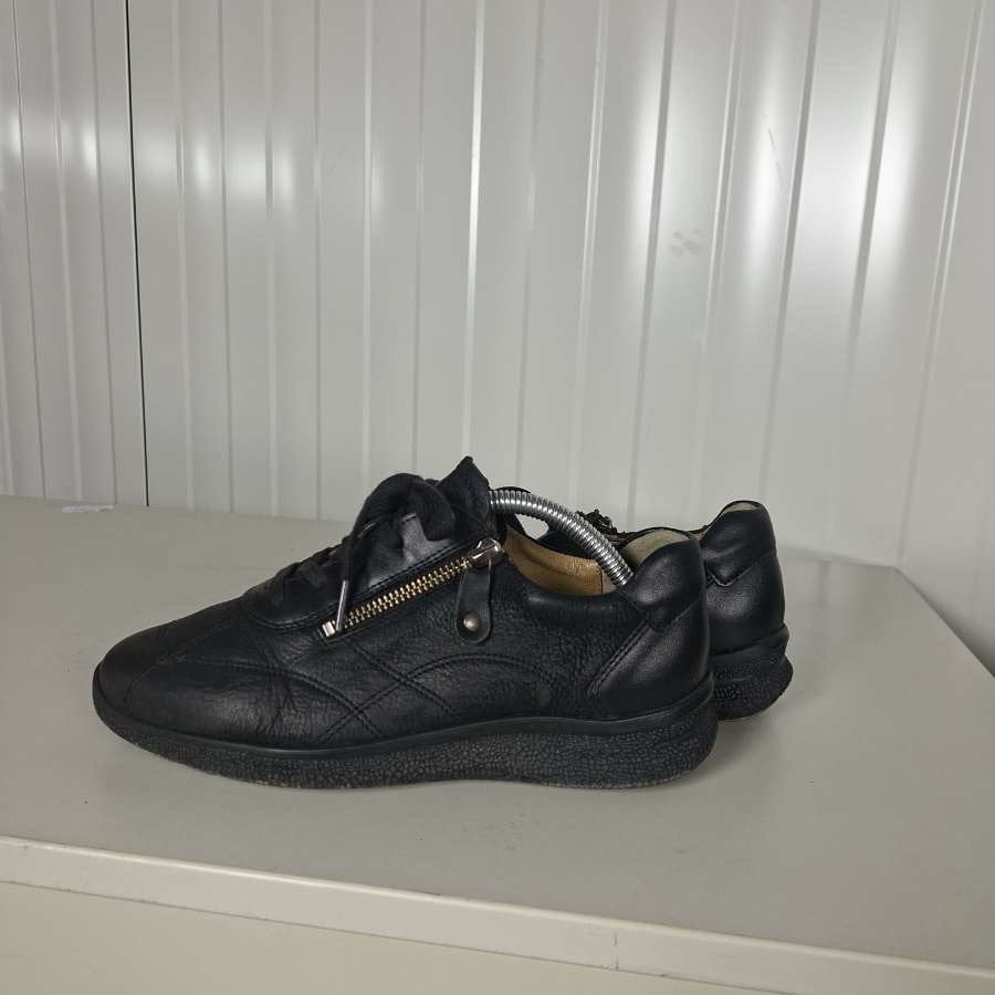 Hartjes comfort schoenen met zijrits sneakers maat 37.5, Verzenden, ., Zwart, Zo goed als nieuw