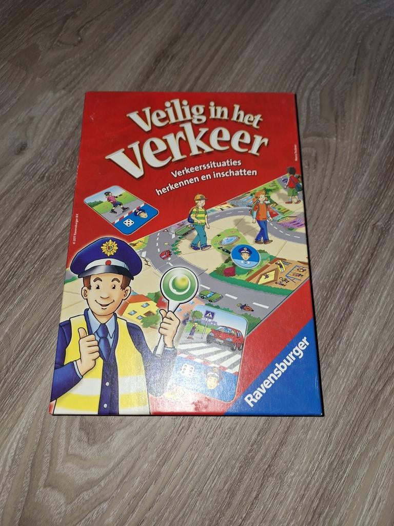 Veilig in het Verkeer - Ravensburger Verkeersspel, Een of twee spelers, Ophalen, Gebruikt, Ravensburger