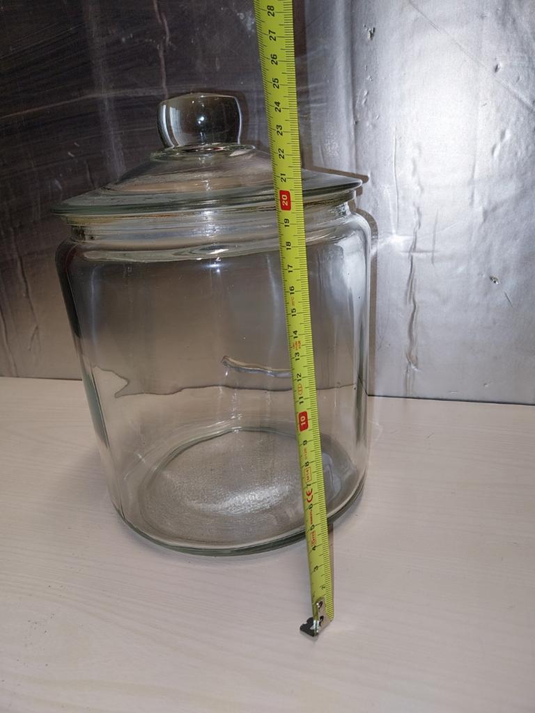 Grant Howard Glazen Voorraadpot Bell Top Cookie Jar 4L, Ophalen of Verzenden