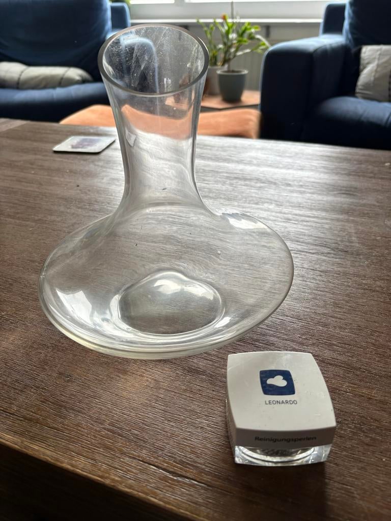 Decanteerkaraf met reinigingsparels, Ophalen, Zo goed als nieuw