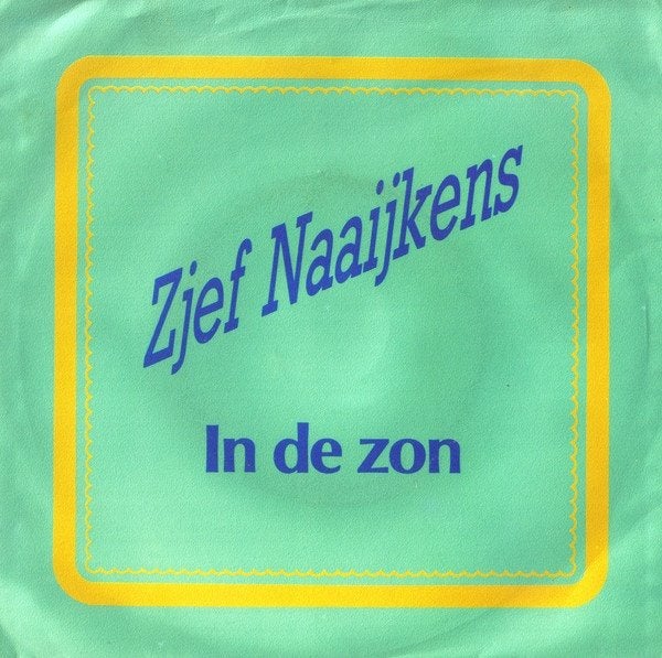 Folk Single (1988) Zjef Naaijkens - In de Zon, Cd's en Dvd's, Gebruikt, 7 inch, Ophalen of Verzenden, Fotohoes