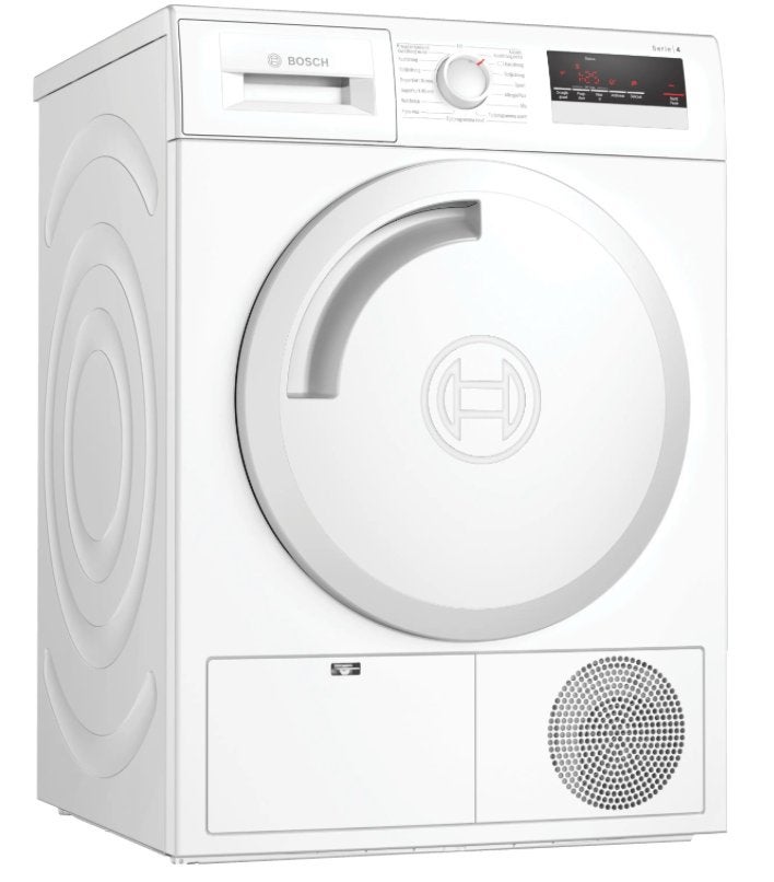 Was(condens)droger serie 4 & Bosch Wasmachine serie 6, Ophalen, Gebruikt, 8 tot 10 kg, Voorlader