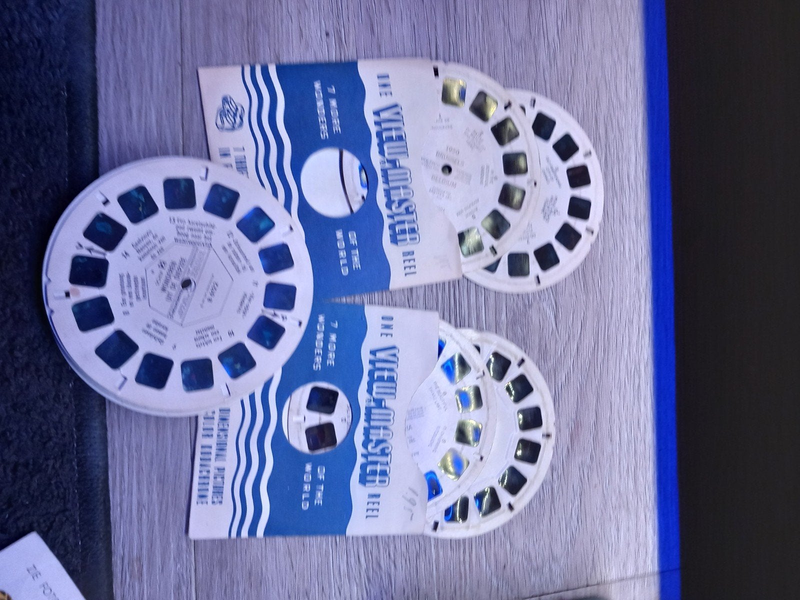 Vintage View-Master Stereoscoop met Schijven en Doos, Overige merken, Overige typen, Ophalen, Gebruikt