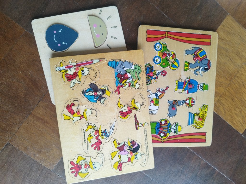 Houten puzzel, Ophalen, Gebruikt