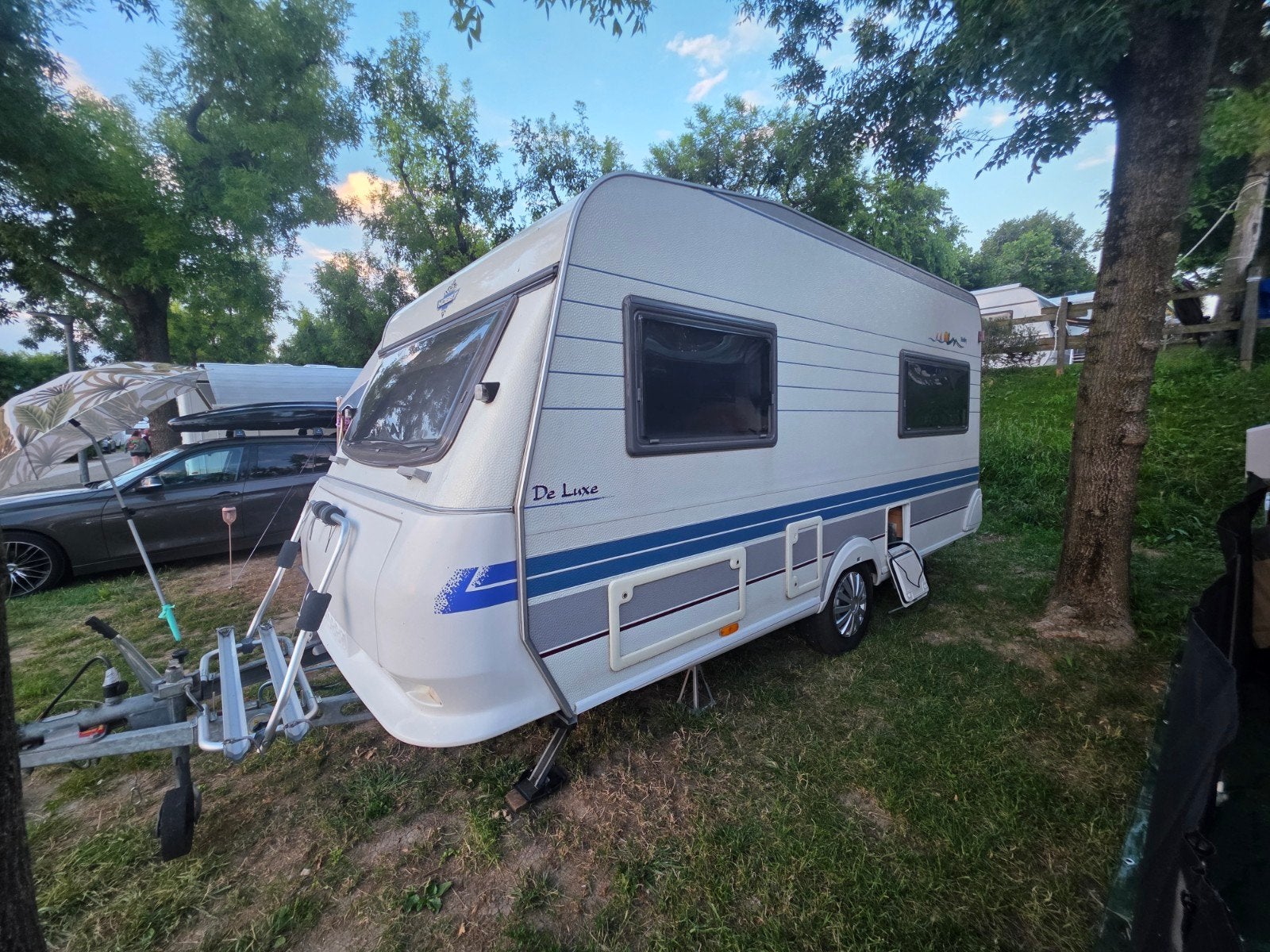 Caravan hobby 440 de luxe, Hobby, Treinzit, Particulier, Schokbreker