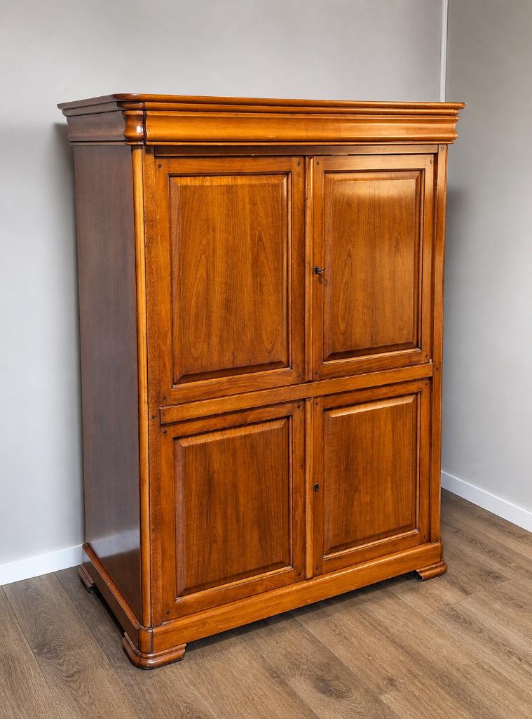 €2500 Nieuw! Massief Kersenhouten Kast - Op Maat - Hoogglans, Huis en Inrichting, Kasten | Dressoirs, Ophalen, Gebruikt, Met deur(en)