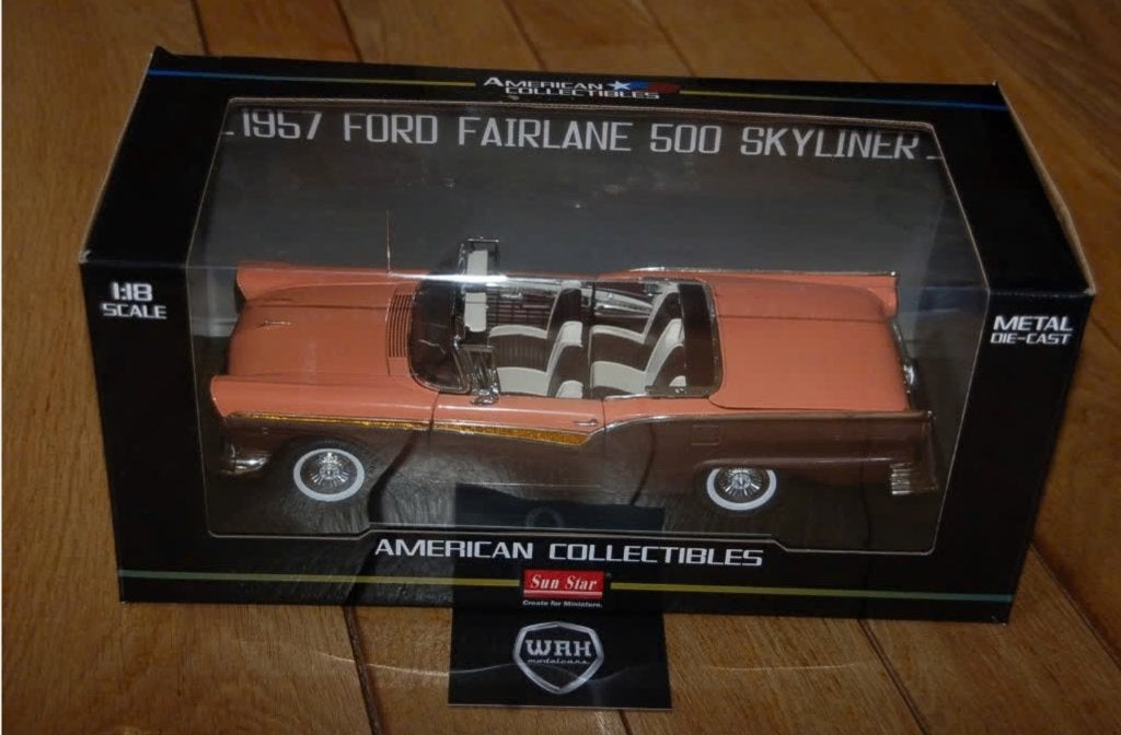 1:18 FORD FAIRLANE SKYLINER 1957 SUN STAR WRH, Verzenden, Zo goed als nieuw, Auto, Sun Star