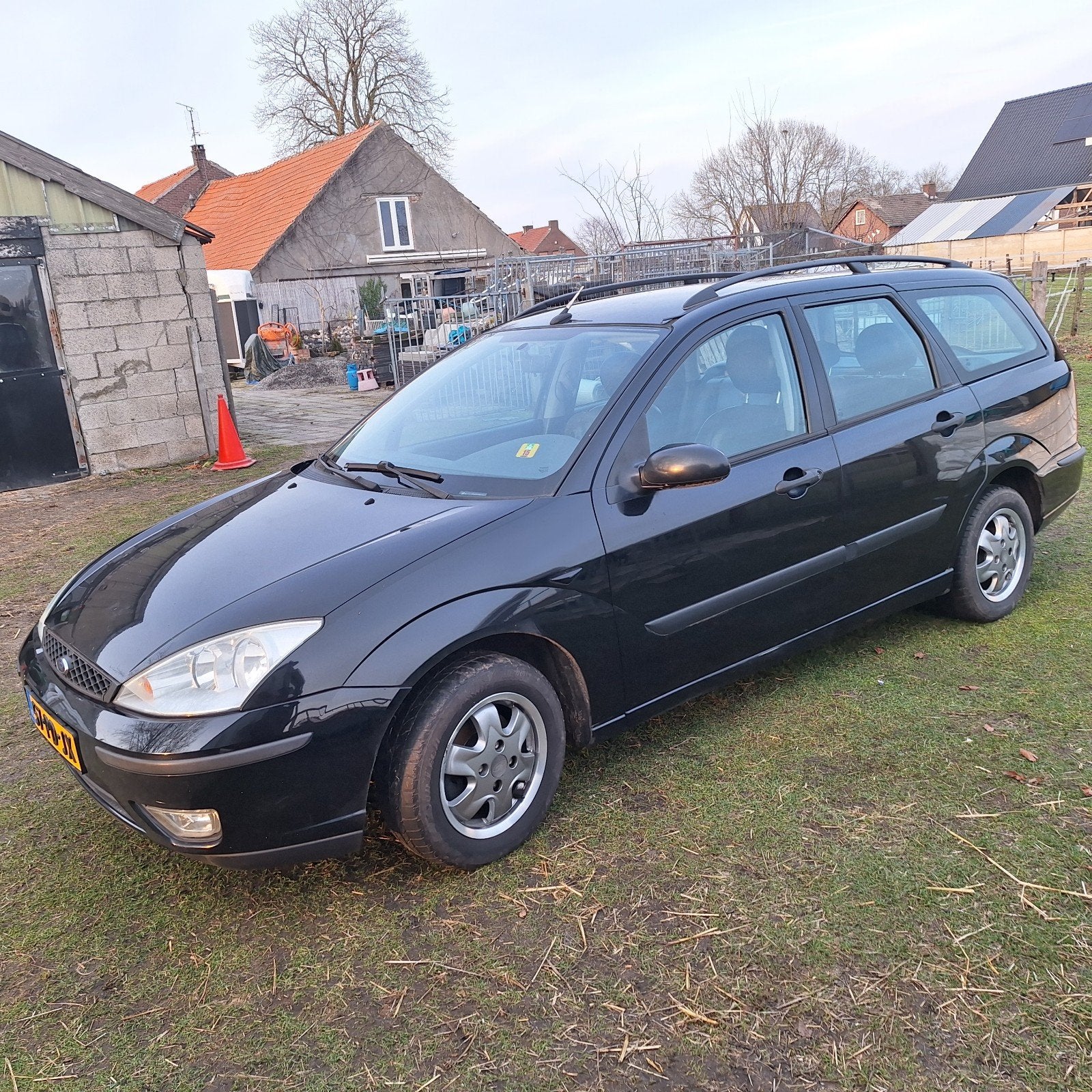 Ford Focus 1.6I 74KW 2004 Zwart, Auto's, 1596 cc, 15 km/l, 4 cilinders, 100 pk