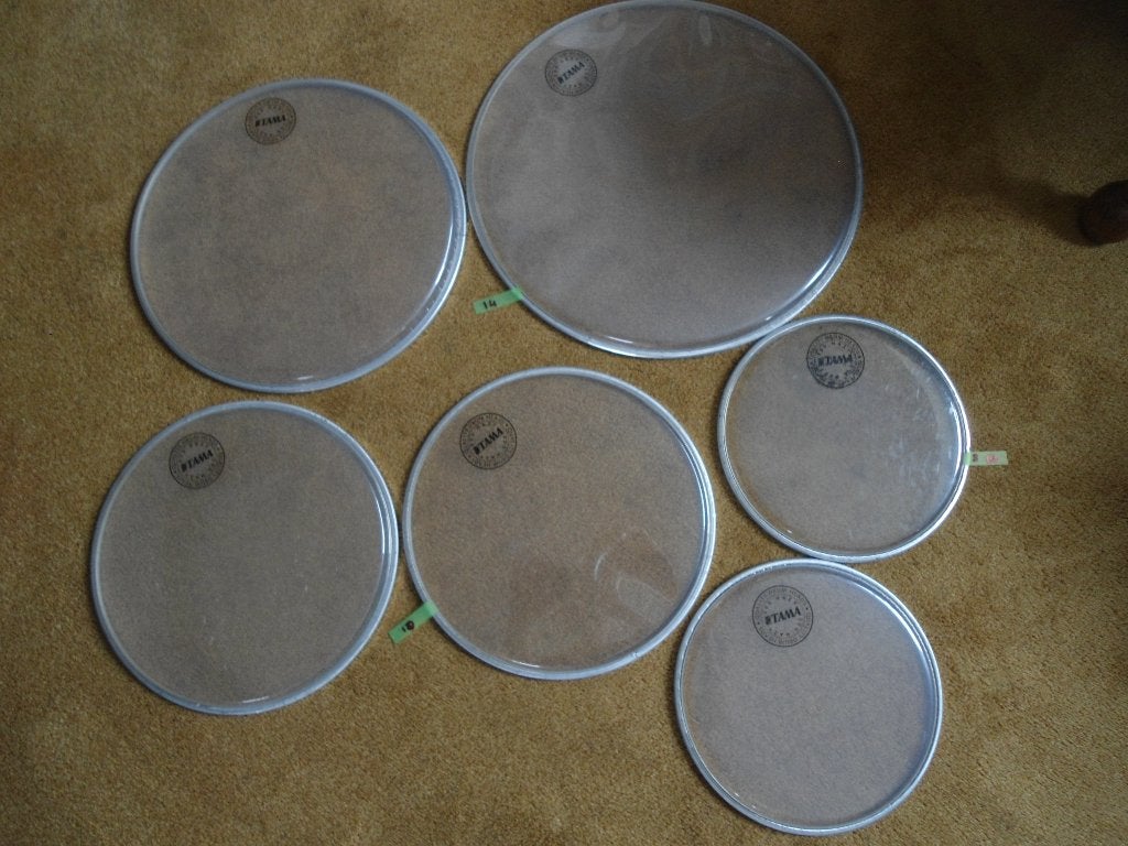 Vellen voor percussie en trommels Tama 200 H 8-10-12-14 inch, Ophalen of Verzenden, Zo goed als nieuw, Trommel
