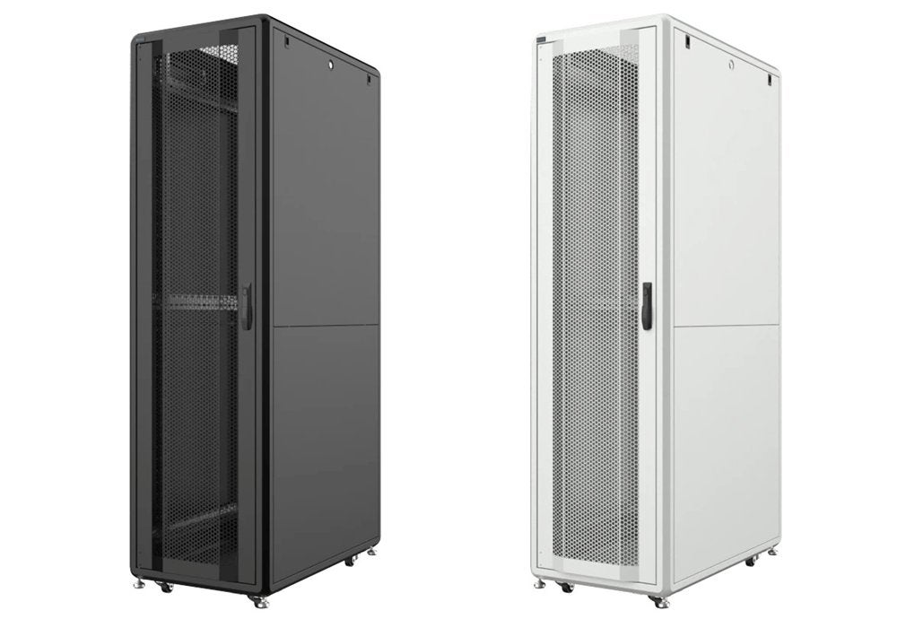 Mirsan 42U Serverkast 610 x 1000 x 2028, grijs of zwart, Computers en Software, Ophalen of Verzenden, Nieuw, Geperforeerd, Geperforeerd