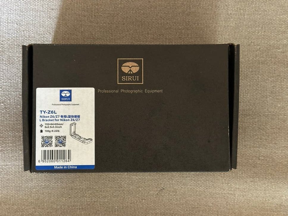Sirui TY-Z6L L-bracket voor Nikon Z6/Z7 - Zo goed als nieuw, Audio, Tv en Foto, Fotografie | Professionele apparatuur, Ophalen of Verzenden