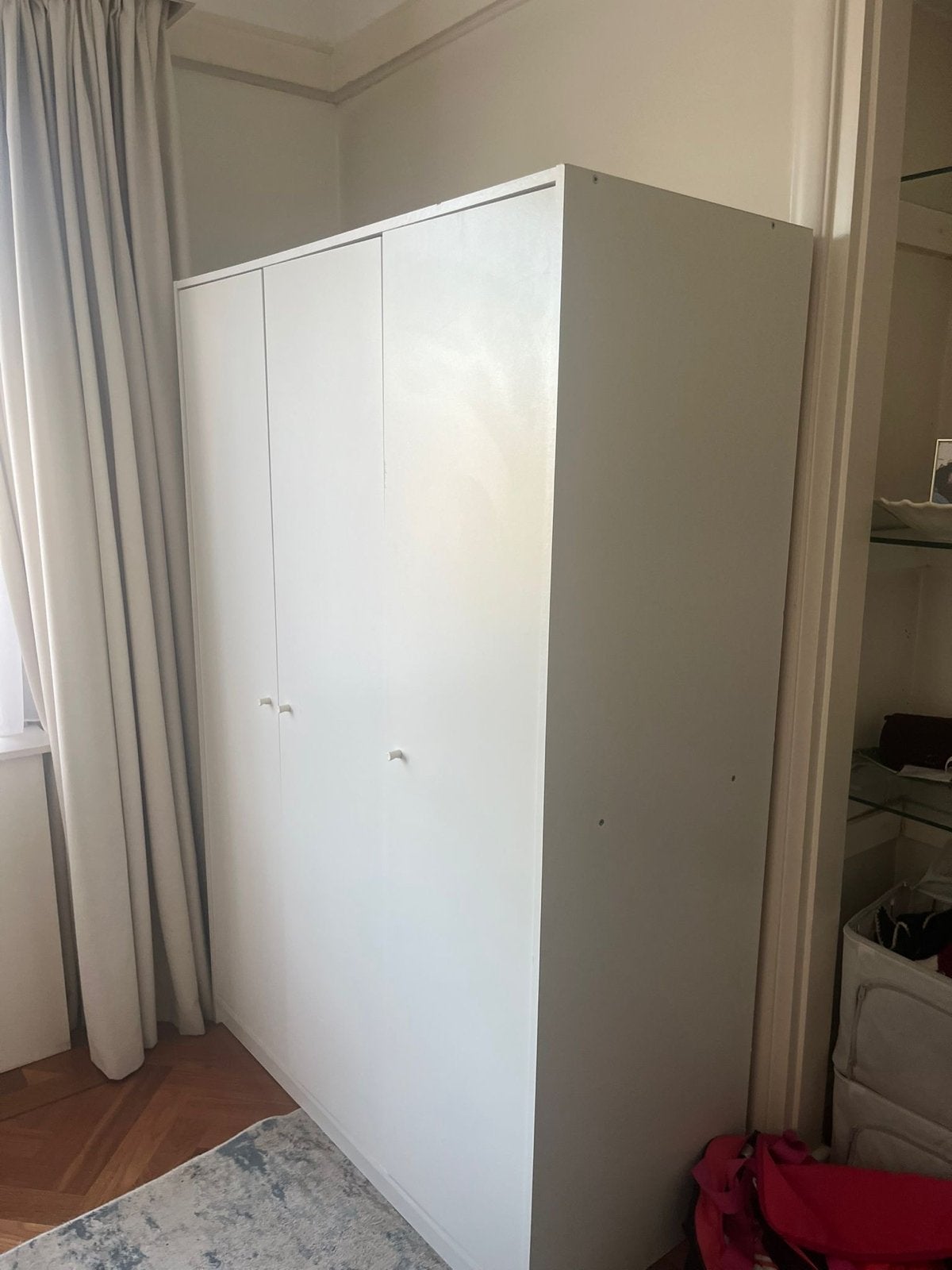 Witte kledingkast ikea, Ophalen, 100 tot 150 cm, Zo goed als nieuw, 150 tot 200 cm