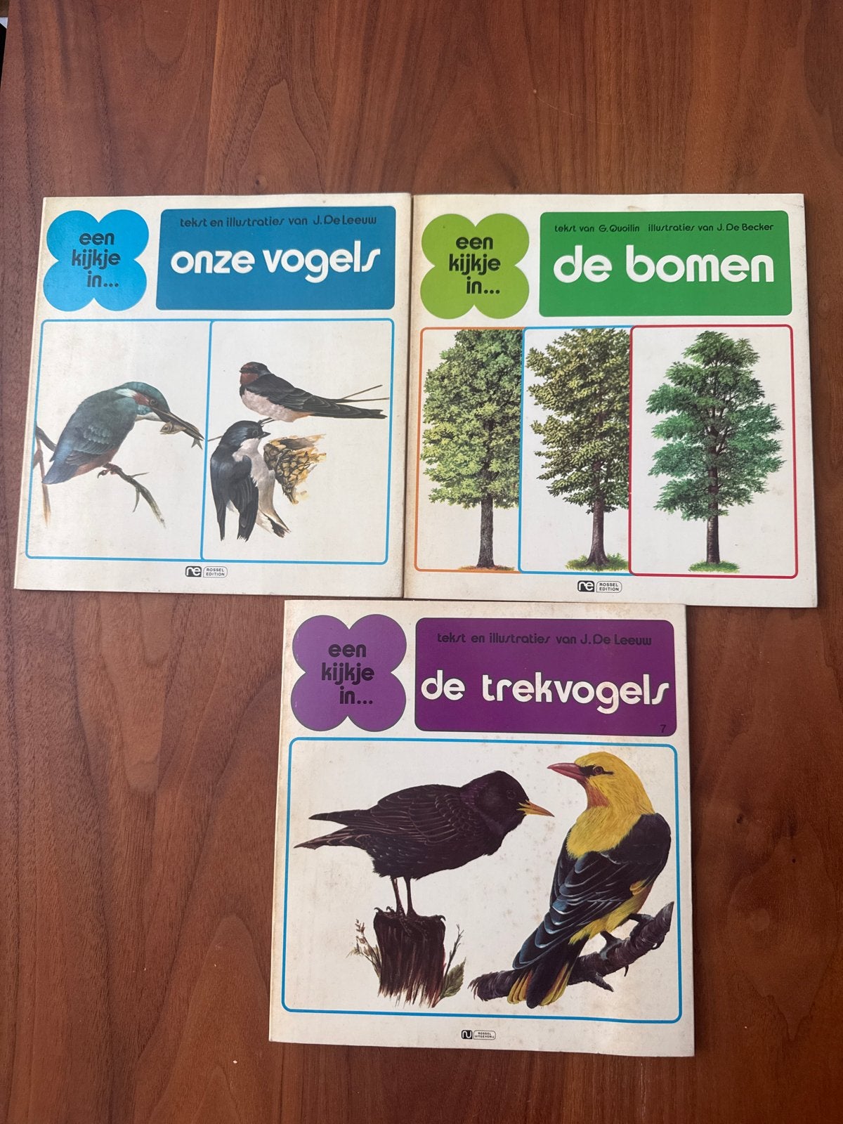 Een kijkje in... Onze Vogels, De Bomen, De Trekvogels, Boeken, Natuur, Ophalen of Verzenden, Zo goed als nieuw, Natuur algemeen