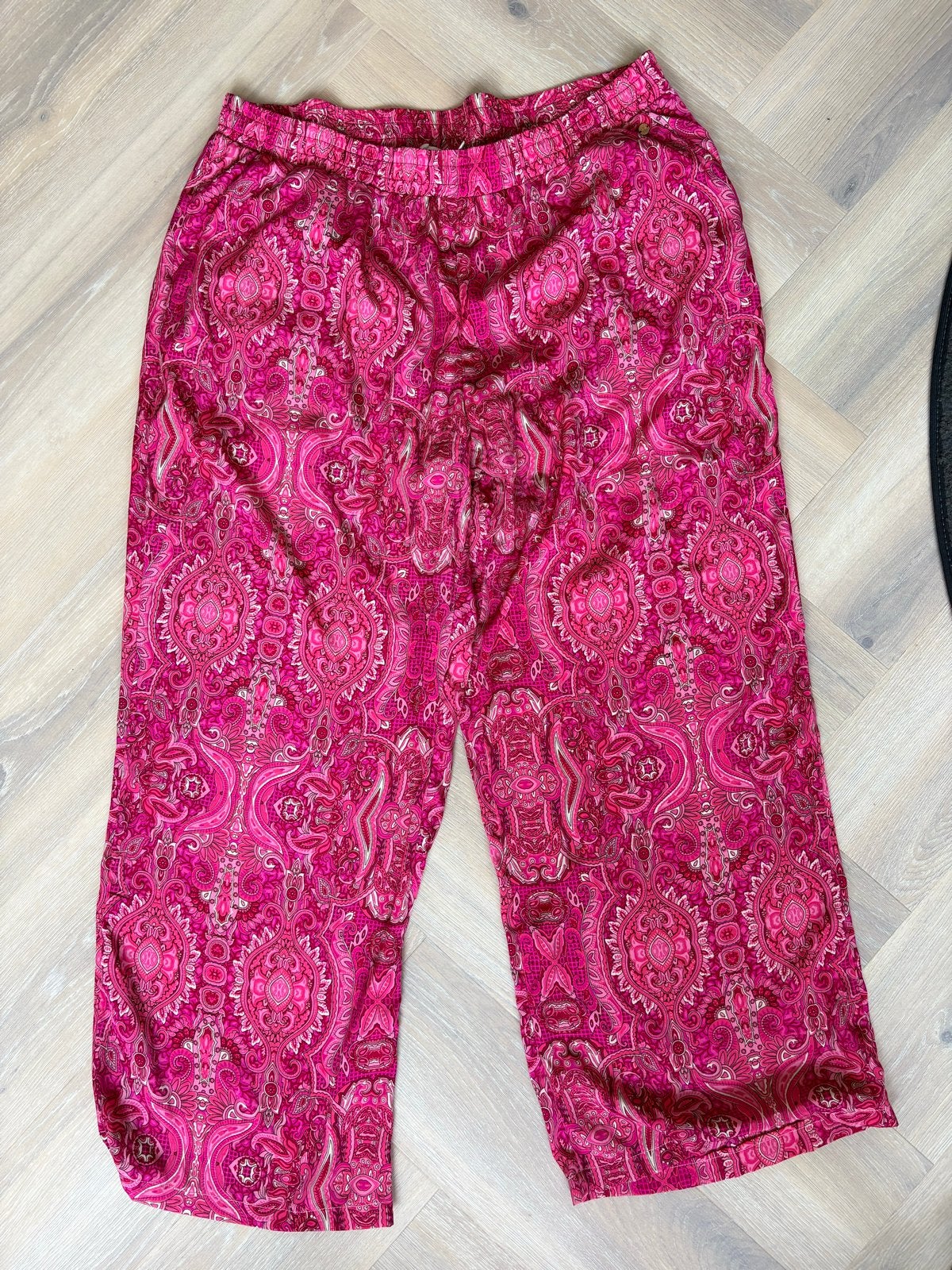 Costes roze culotte broek met print - Maat XXL, Maat 46/48 (XL) of groter, Ophalen of Verzenden, Zo goed als nieuw, Driekwart