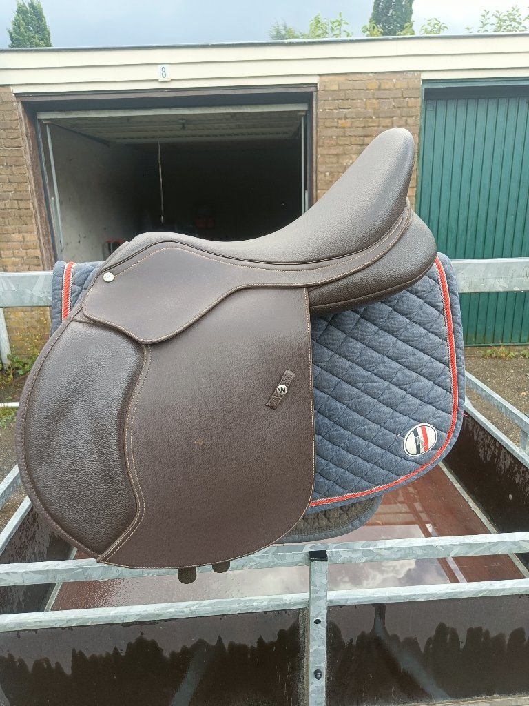 Wintec springzadel, Dieren en Toebehoren, Ophalen, Wijd, M (17 inch), Diepe zit