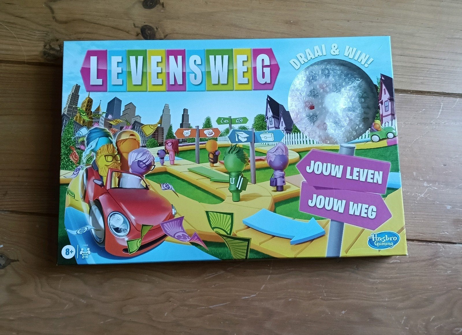Levensweg Bordspel - nieuw!, Drie of vier spelers, Verzenden, Zo goed als nieuw, Hasbro