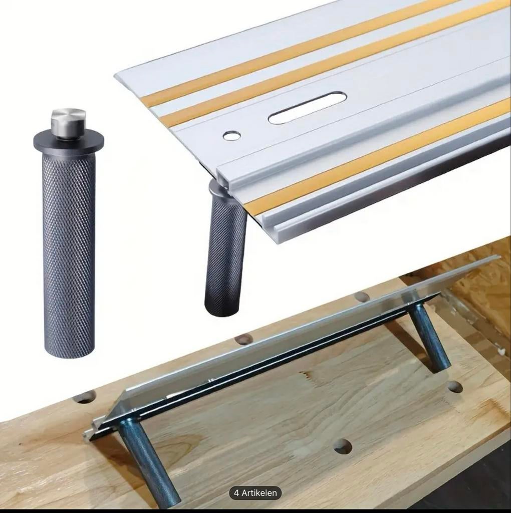 Hondsgat klem voor zaagrail -  20 mm (set van 2), Verzenden, Nieuw