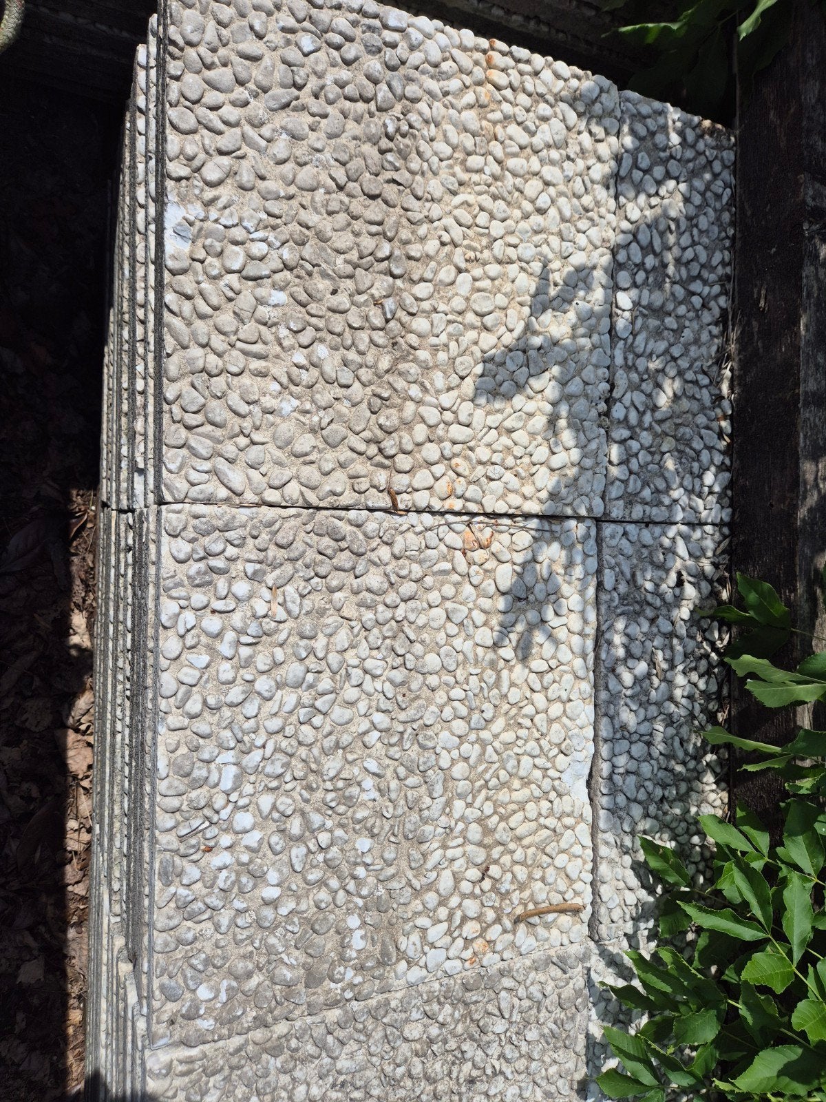 Gebruikte terrastegels met grindstructuur, Tuin en Terras, Ophalen, Gebruikt, 10 m² of meer, Beton