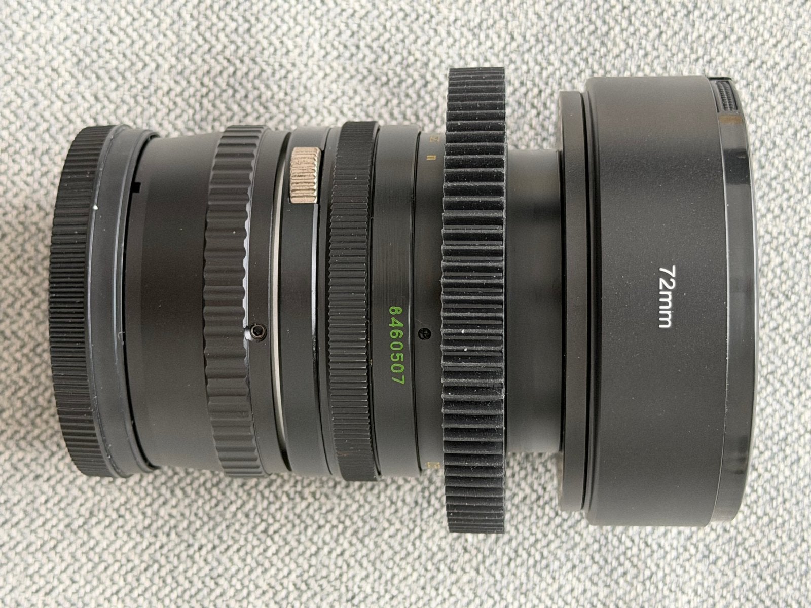 Helios-44M 2/58 M42-SL/T RFH Cinematic met L-mount adapter, Ophalen, Gebruikt, Standaardlens, Handmatige focus