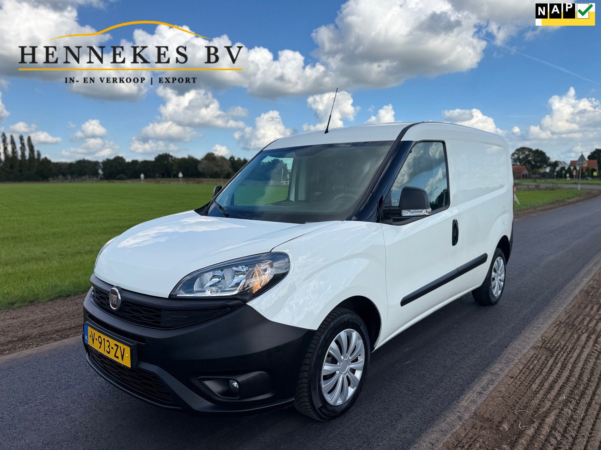 Fiat Doblò Cargo 1.3 MJ L1H1 SX, Voorwielaandrijving, Stof, Gebruikt, Origineel Nederlands