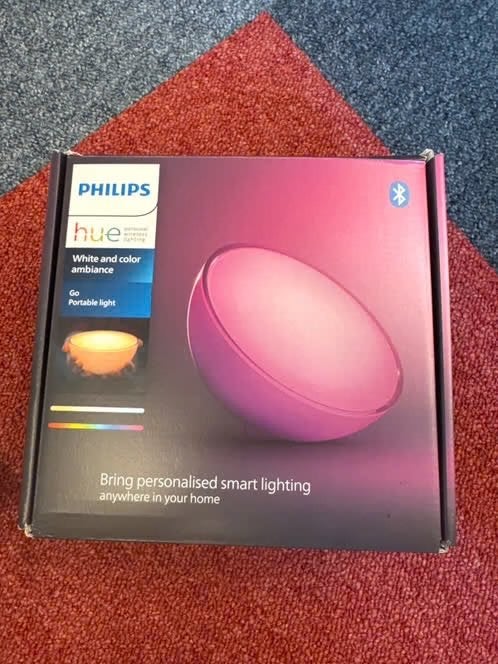 Philips Hue Go V2 Draagbare Smart LED Lamp - Wit & Kleur, Meerkleurig, Nieuw, Ophalen of Verzenden, Philips Hue