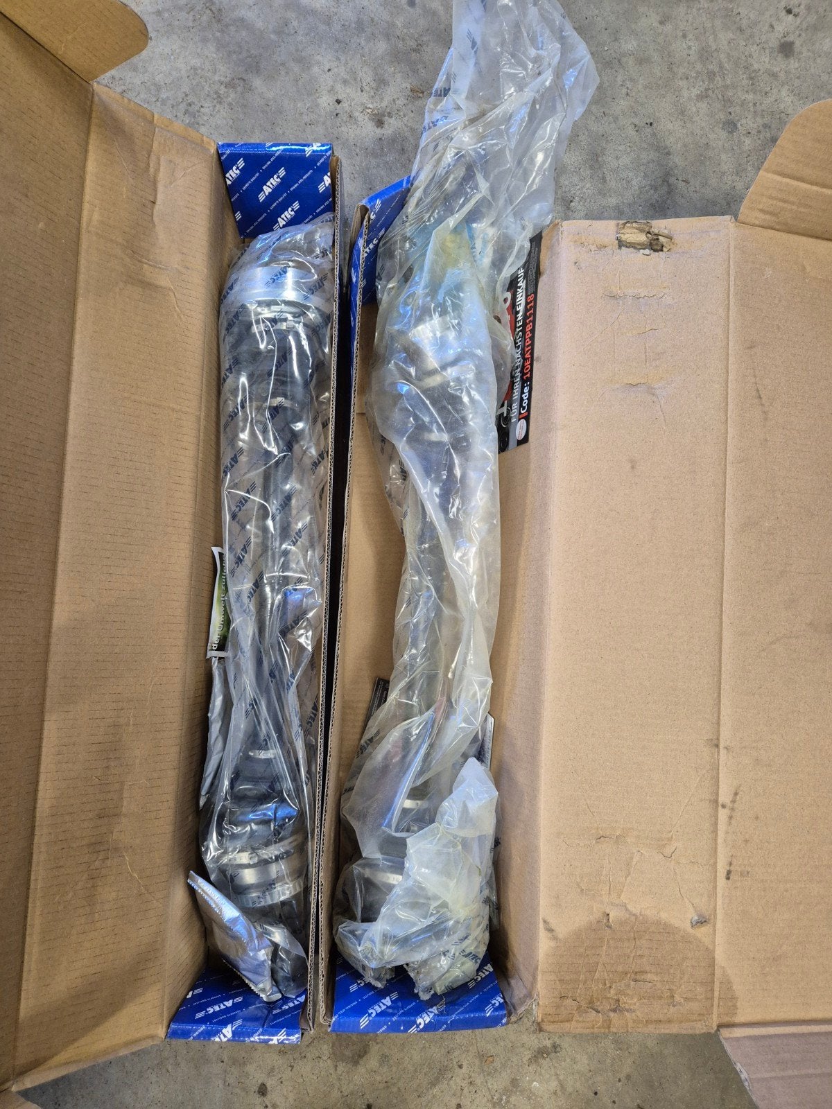 Set nieuwe aandrijfassen volkswagen polo, audi A4, skoda, Ophalen of Verzenden, Nieuw, Audi