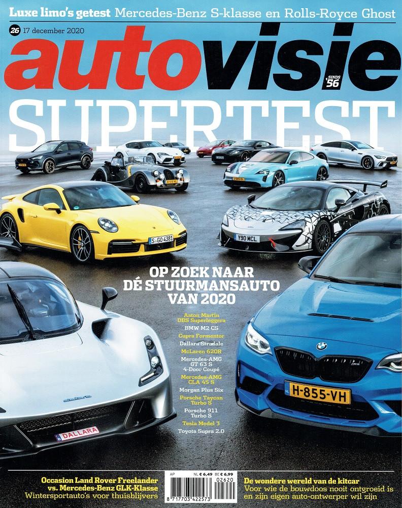Autovisie 2020 nr. 26 (oa Mercedes S500 / Rolls-Royce Ghost), Verzenden, Gelezen, Algemeen